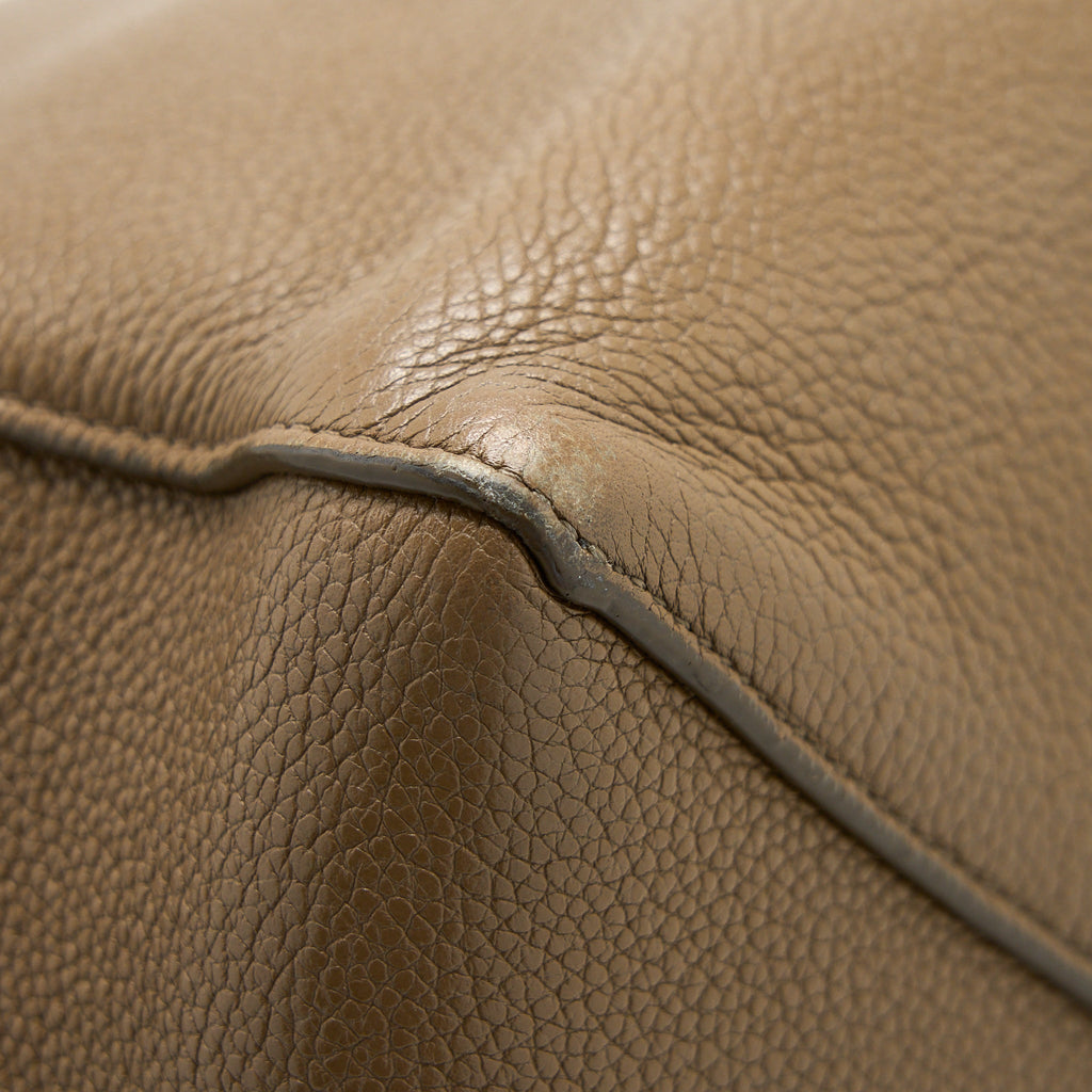 CELINE SMALL CABAS PHANTOM CALFSKIN TAUPE SHW