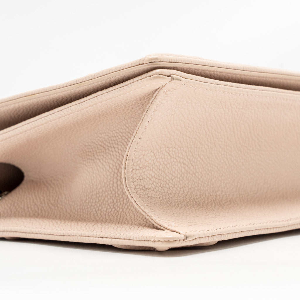 DIOR MEDIUM DIORAMA GRAINED CALFSKIN LIGHT PINK SHW