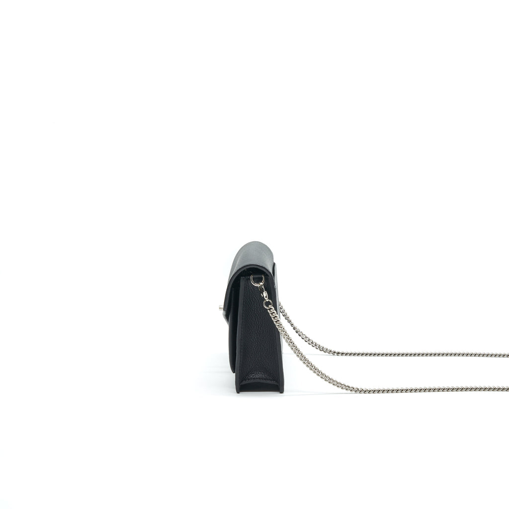 LOUIS VUITTON MYLOCKME CHAIN POCHETTE IN BLACK