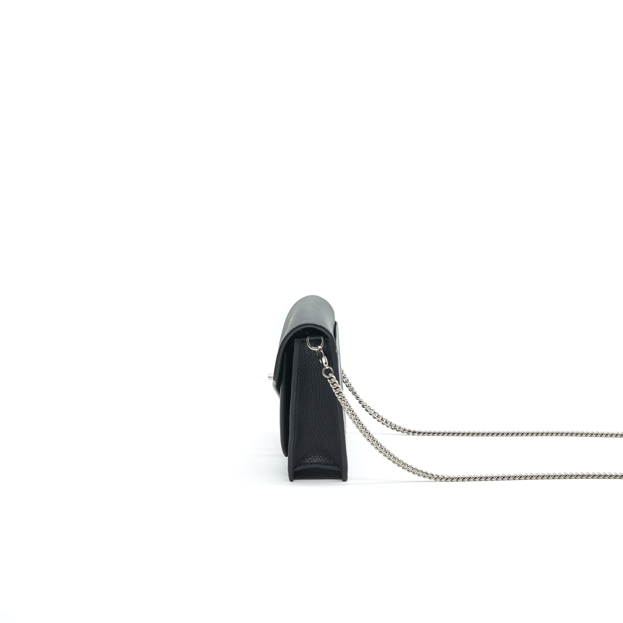 LOUIS VUITTON MYLOCKME CHAIN POCHETTE IN BLACK