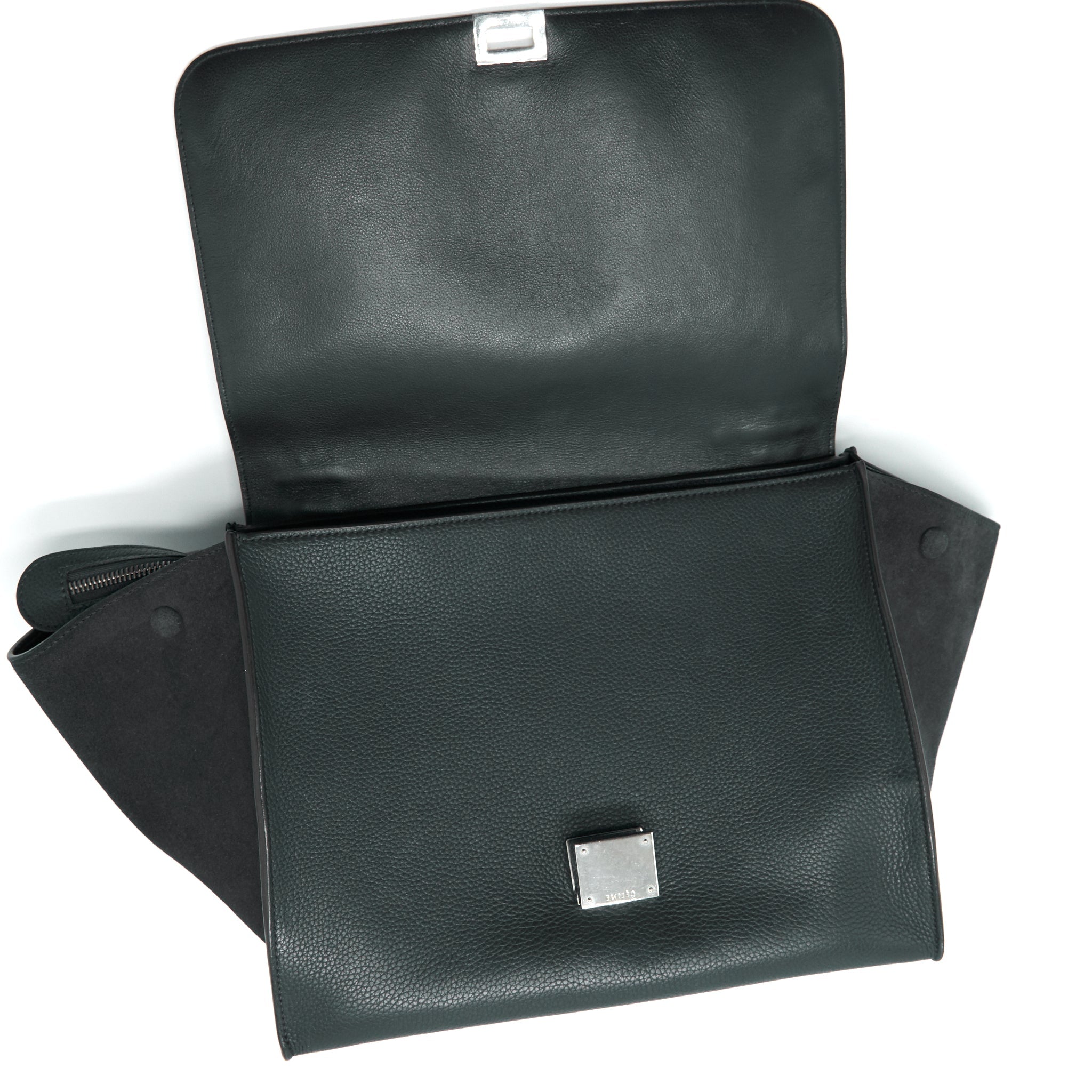 CELINE TRAPEZE BAG NAVY WITH SHW