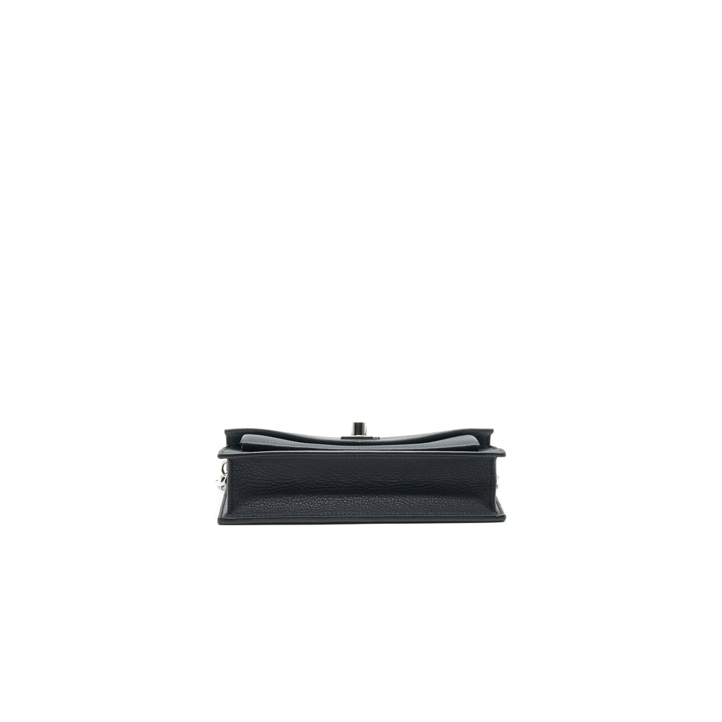 LOUIS VUITTON MYLOCKME CHAIN POCHETTE IN BLACK