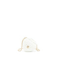 CHANEL SMALL HEART BAG LAMBSKIN WHITE LGHW