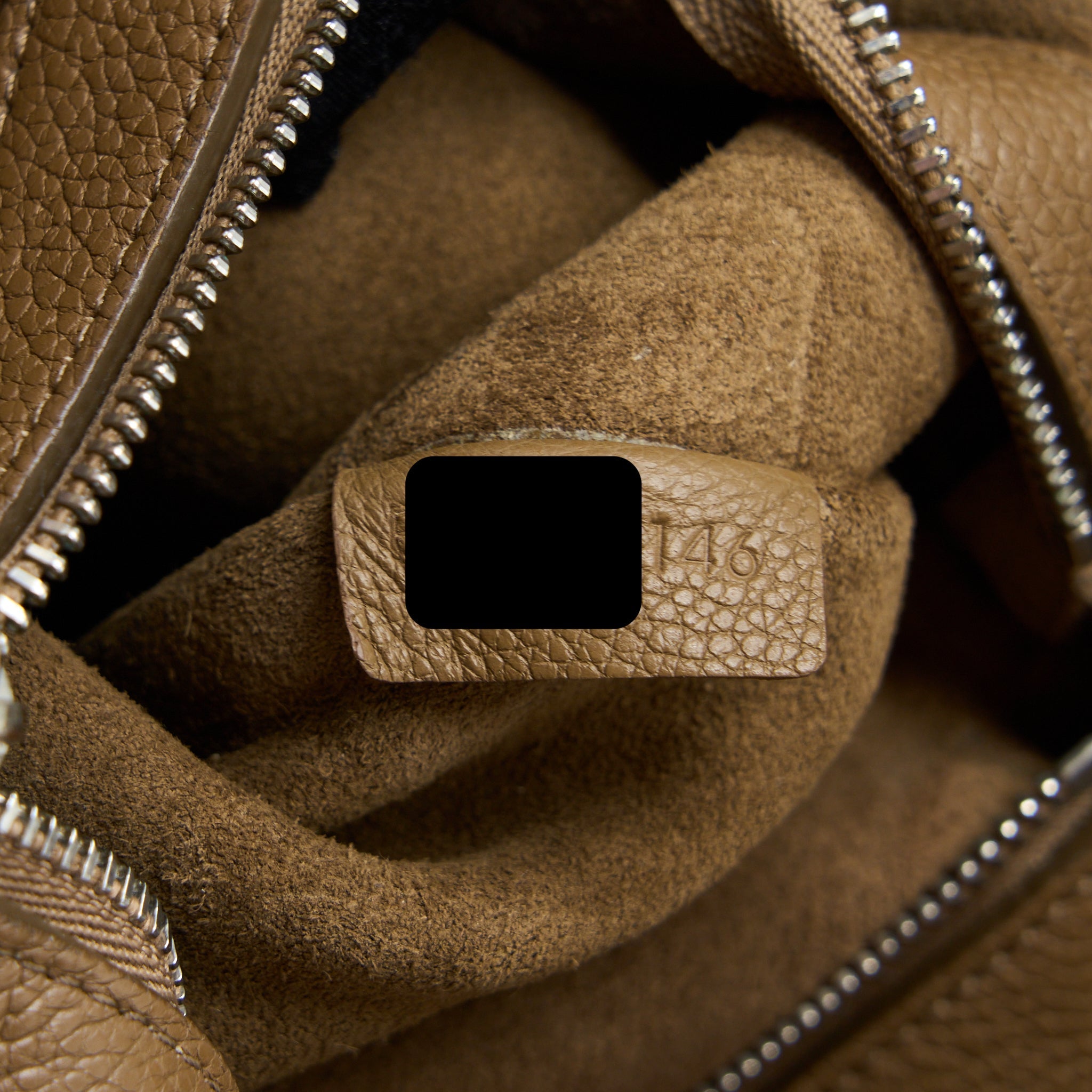 CELINE SMALL CABAS PHANTOM CALFSKIN TAUPE SHW