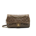 CHANEL SEASONAL CAVIAR JUMBO FLAP BAG WITH GHW