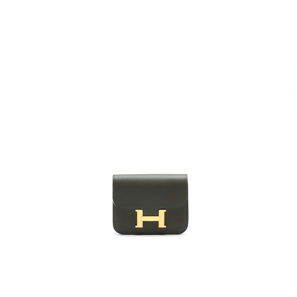 HERMES CONSTANCE SLIM C6 VERT DE GRIS GHW