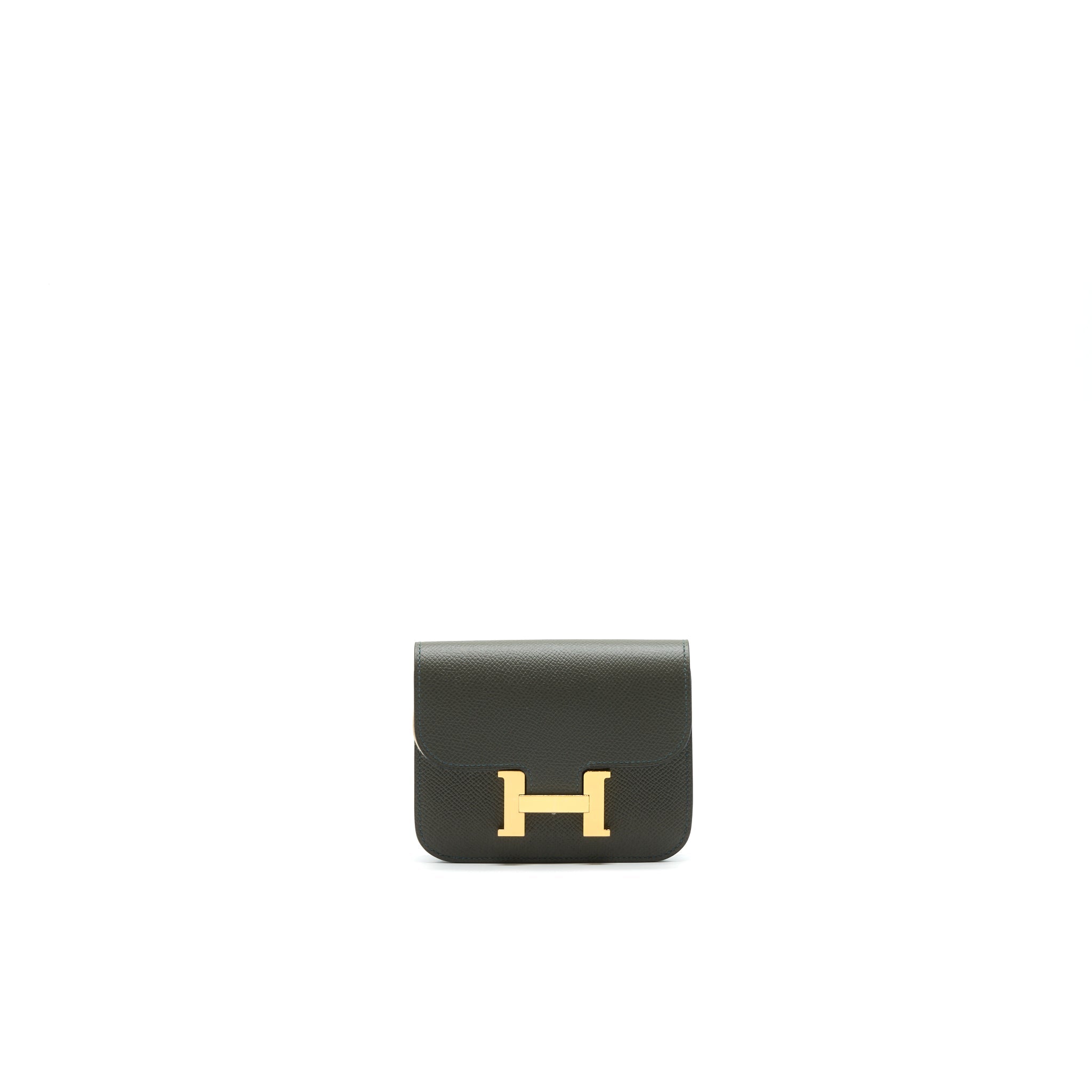 HERMES CONSTANCE SLIM C6 VERT DE GRIS GHW
