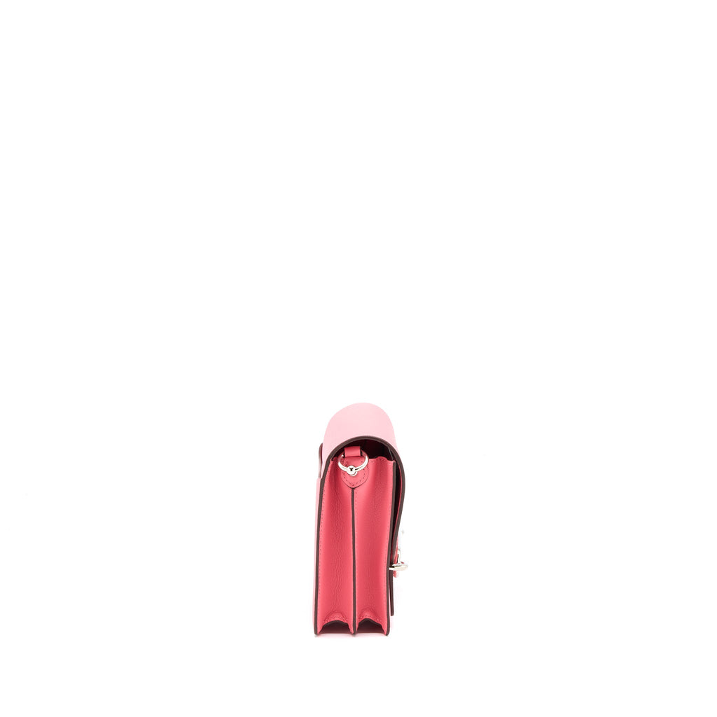 HERMES MINI ROULIS EVERCOLOUR ROSE AZALEE SHW