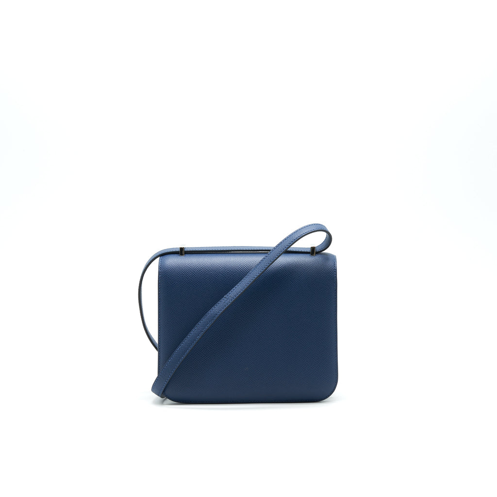 HERMES CONSTANCE MINI S4 DEEP BLUE SHW EPSOM LEATHER