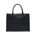 DIOR SMALL LEATHER BOOK TOTE SO BLACK