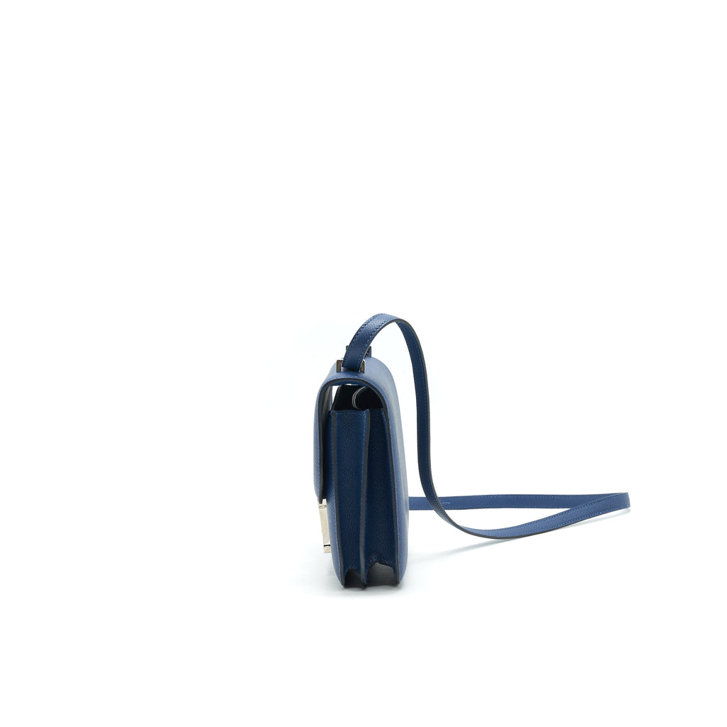 HERMES CONSTANCE MINI S4 DEEP BLUE SHW EPSOM LEATHER