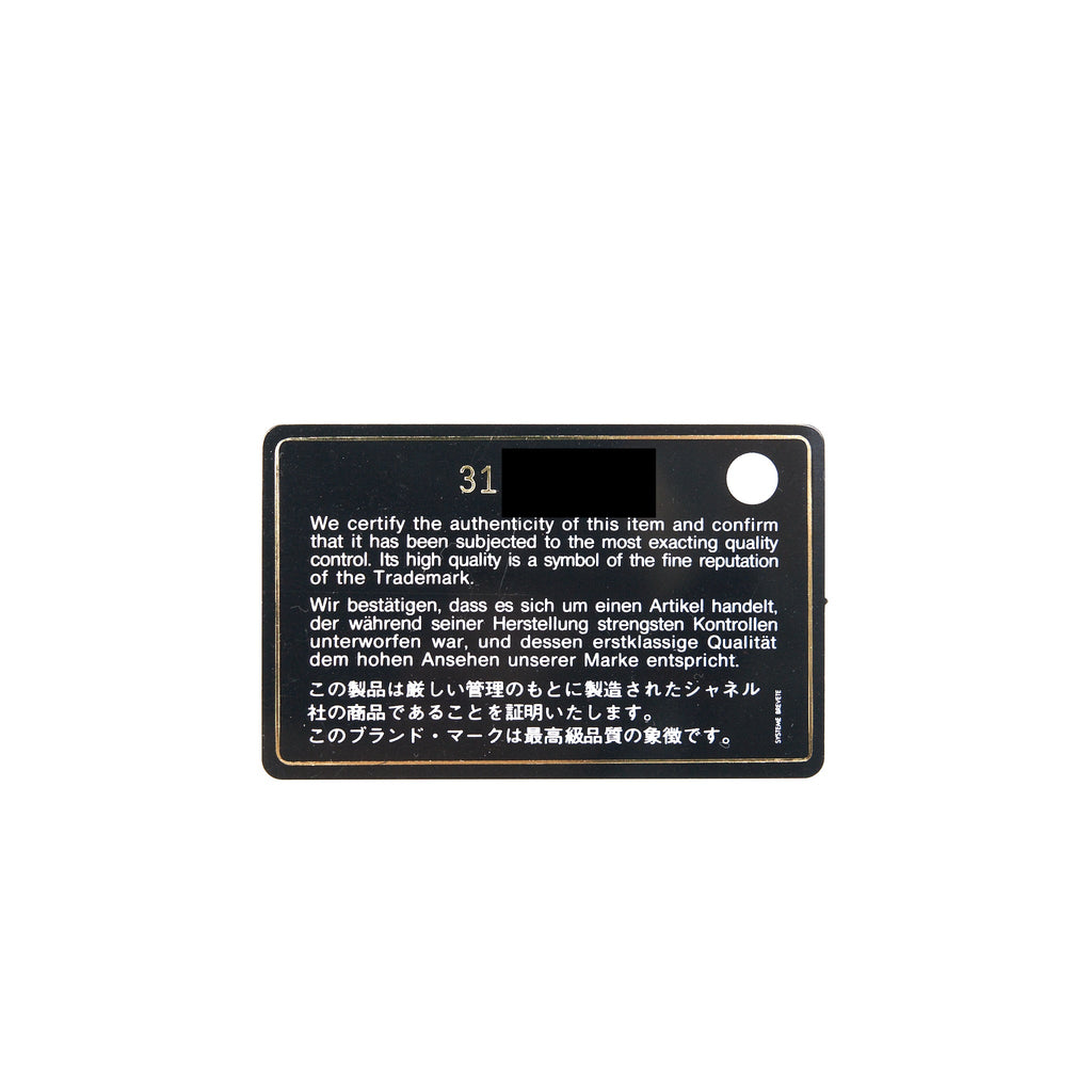 CHANEL CLASSIC MINI FLAP CARD HOLDER CAVIAR BLACK LGHW