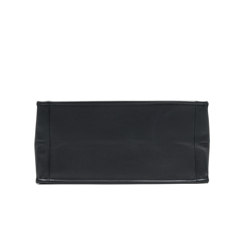 DIOR SMALL LEATHER BOOK TOTE SO BLACK
