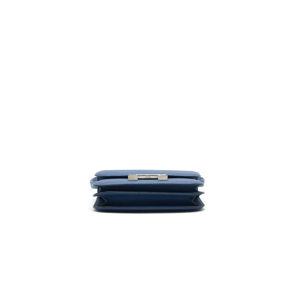 HERMES CONSTANCE MINI S4 DEEP BLUE SHW EPSOM LEATHER