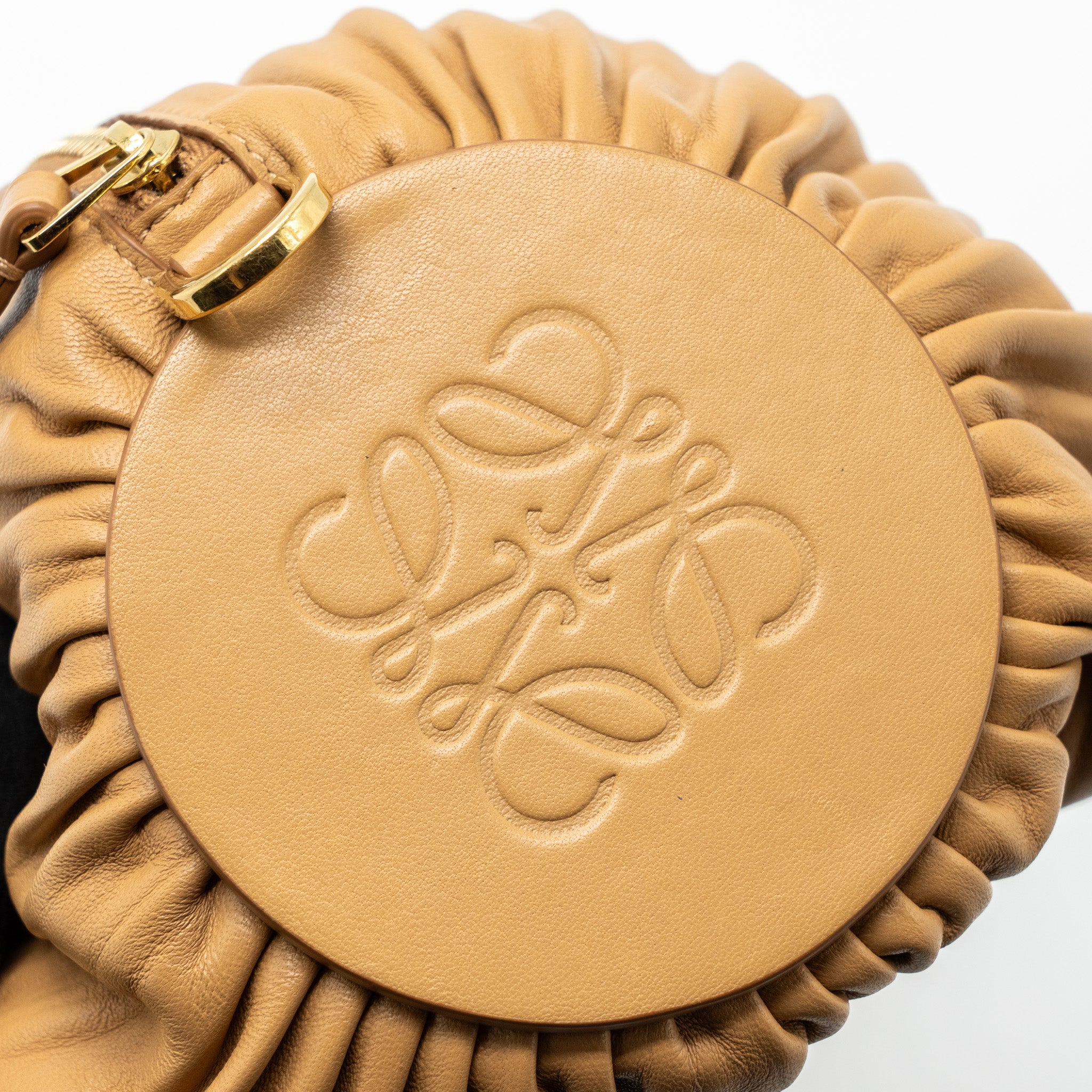 LOEWE BRACELET POUCH NAPPA LAMBSKIN BEIGE GHW
