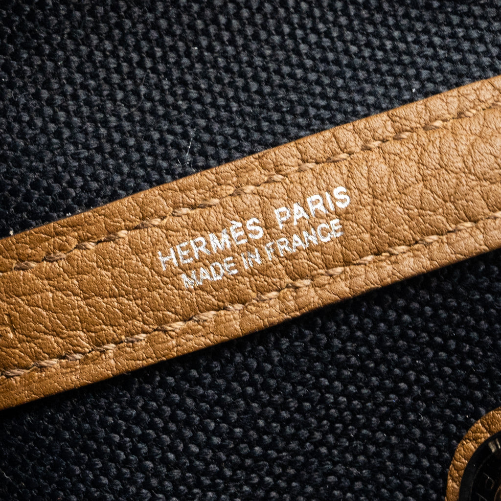 HERMES GARDEN PARTY 30 CANVAS/NEGONDA ALEZAN/BLACK SHW
