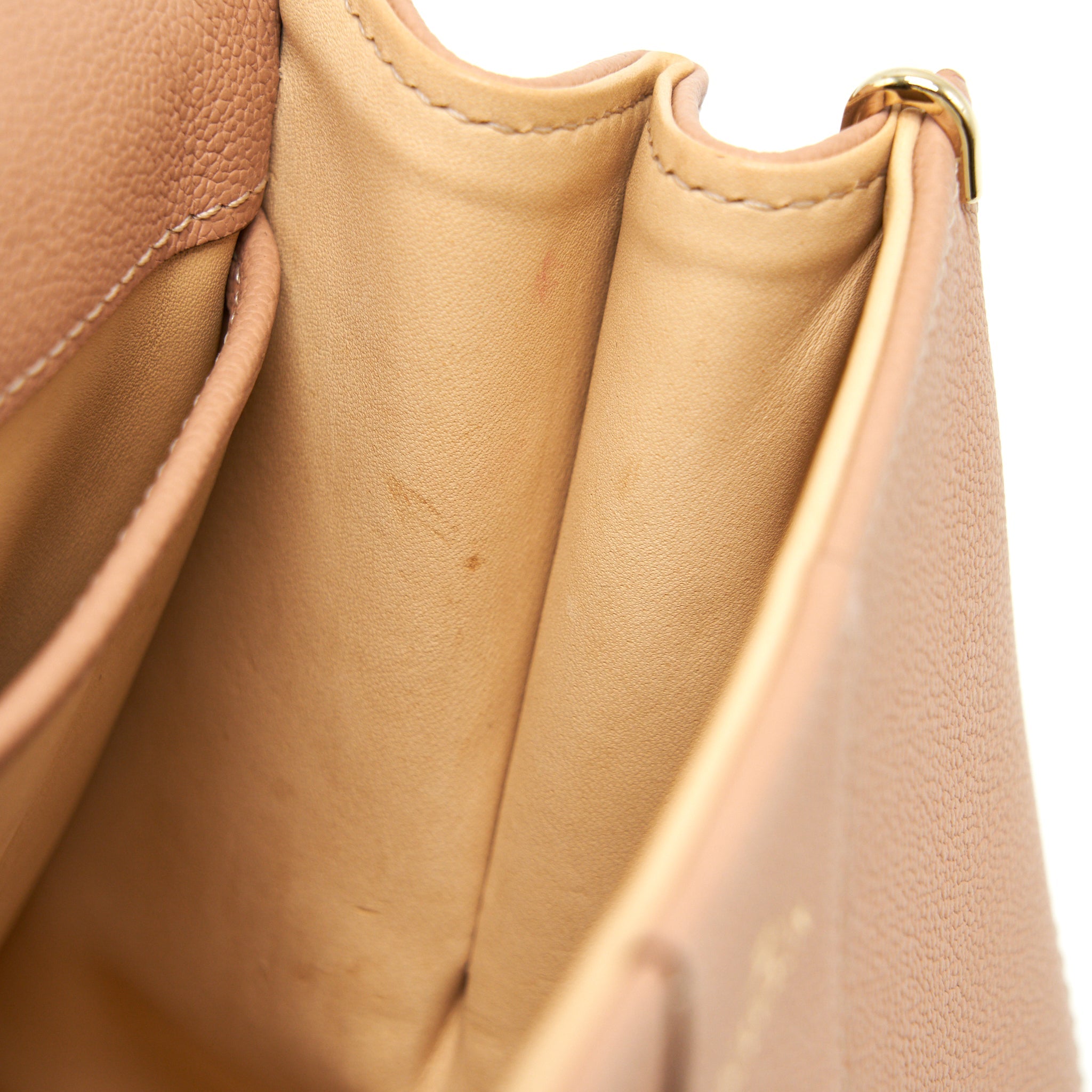 DELVAUX MINI BRILLIANT BAG GRAINED CALFSKIN BEIGE GHW