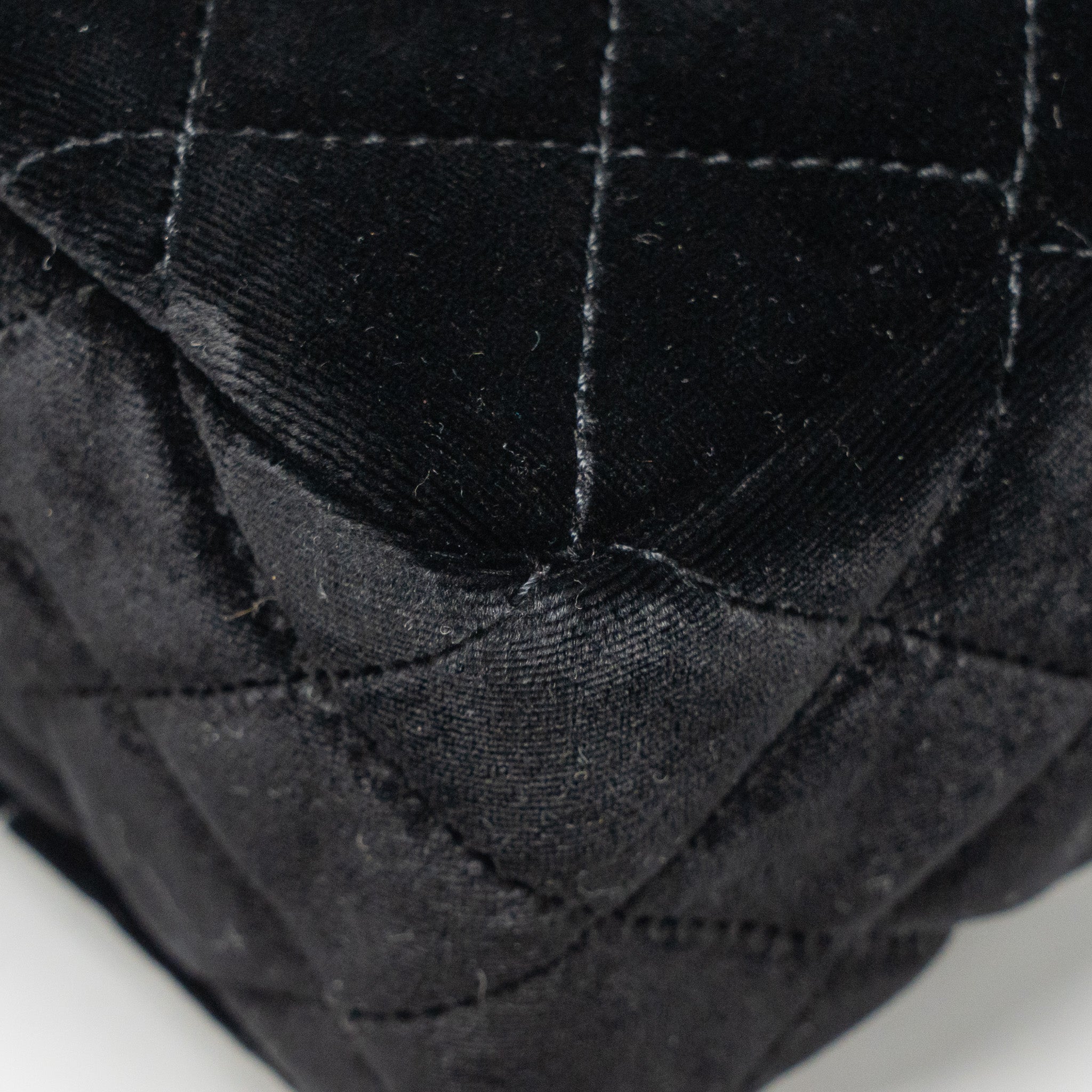CHANEL 23B HOBO BAG VELVET BLACK GHW (MICROCHIP)