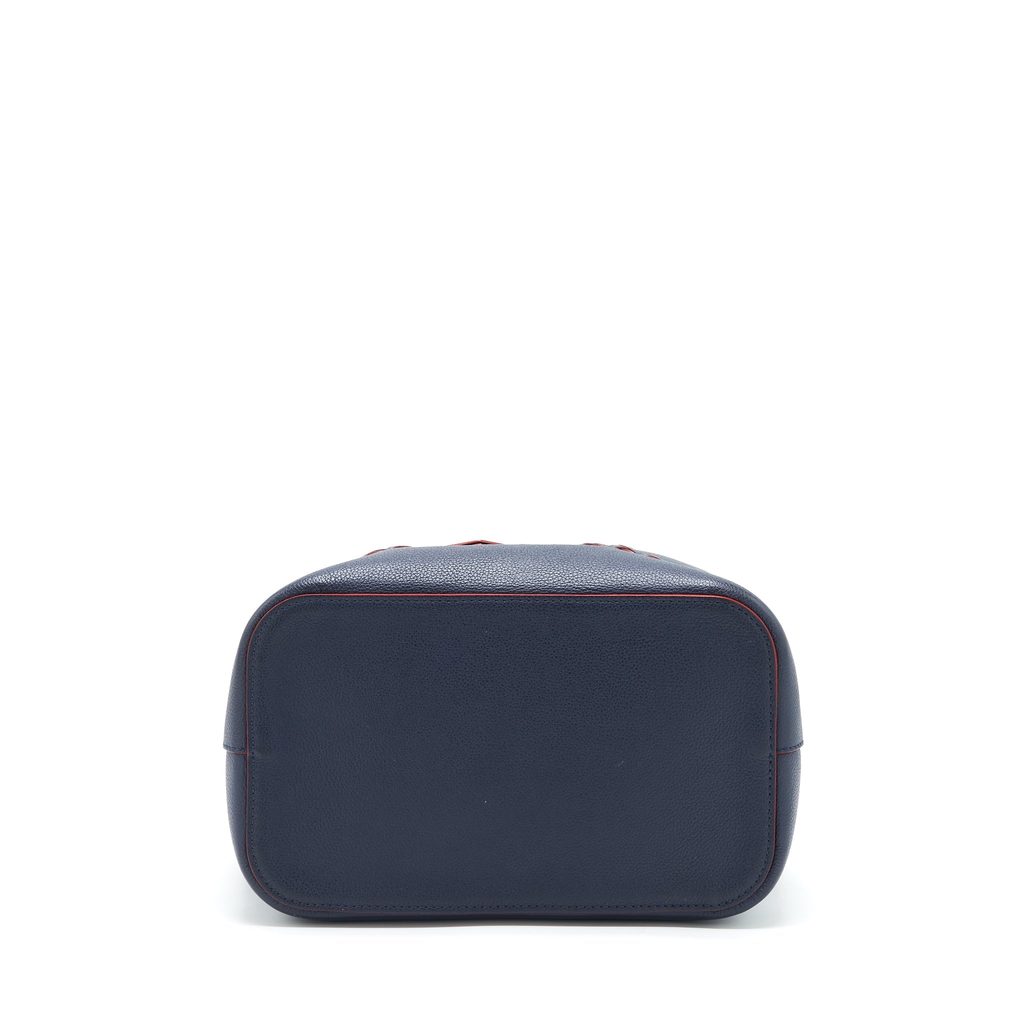 LOUIS VUITTON LOCKME BUCKET BAG NAVY/RED WITH AN EXTRA BAG CHARM SHW