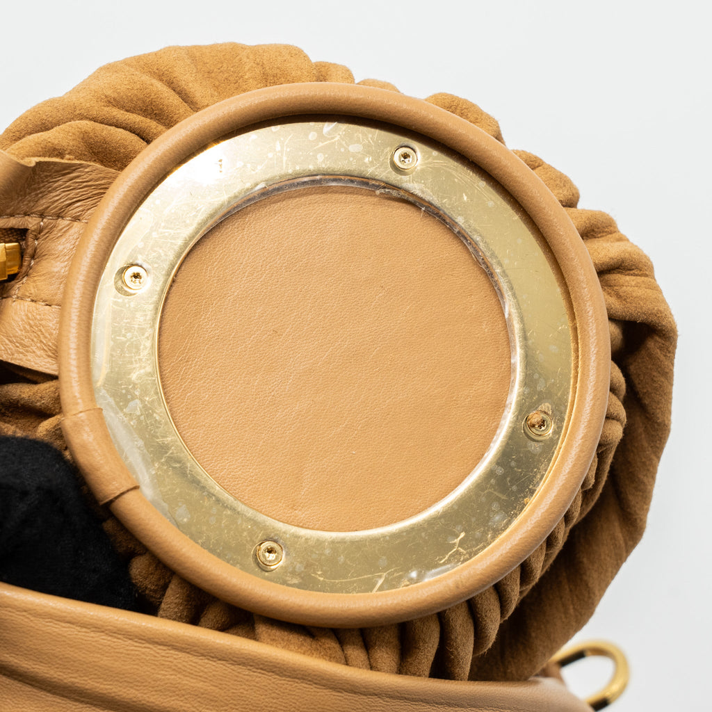 LOEWE BRACELET POUCH NAPPA LAMBSKIN BEIGE GHW