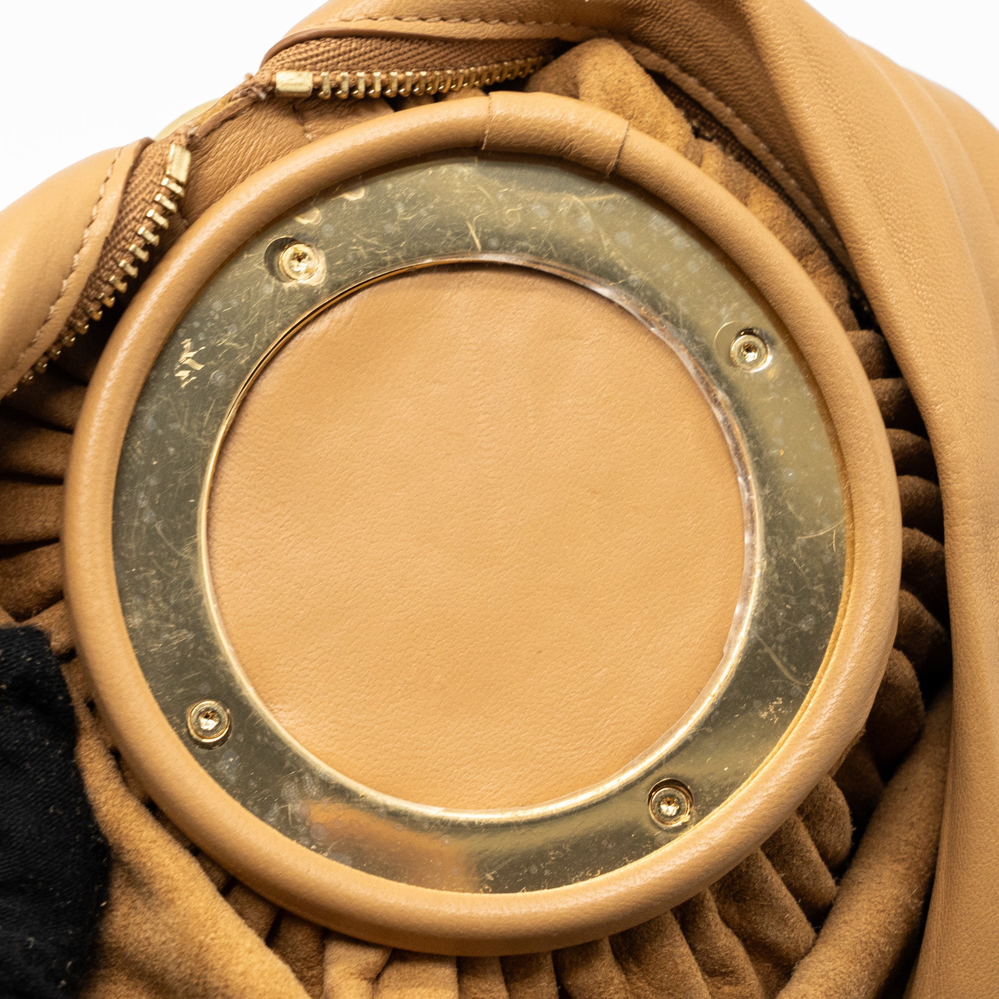 LOEWE BRACELET POUCH NAPPA LAMBSKIN BEIGE GHW