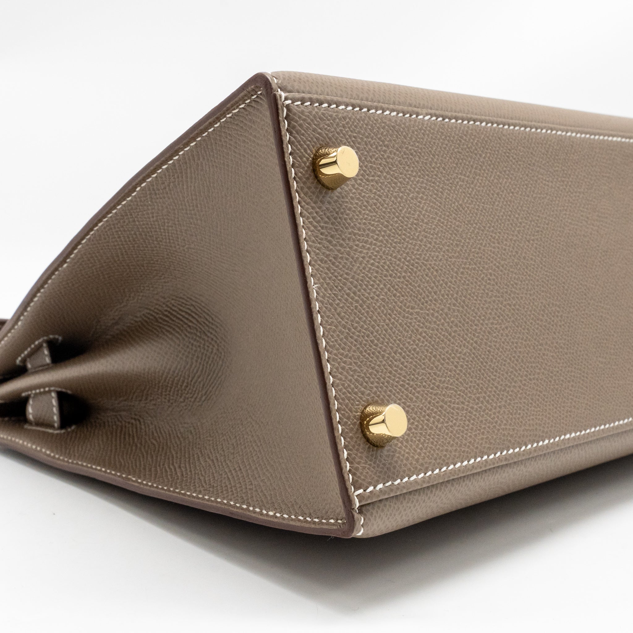 HERMES KELLY 28 EPSOM ETOUPE GHW