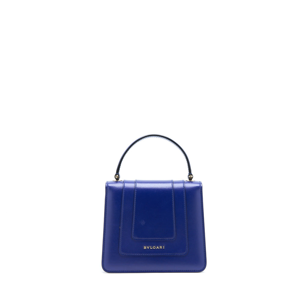 BVLGARI SERPENTI FOREVER CROSSBODY BAG BLUE