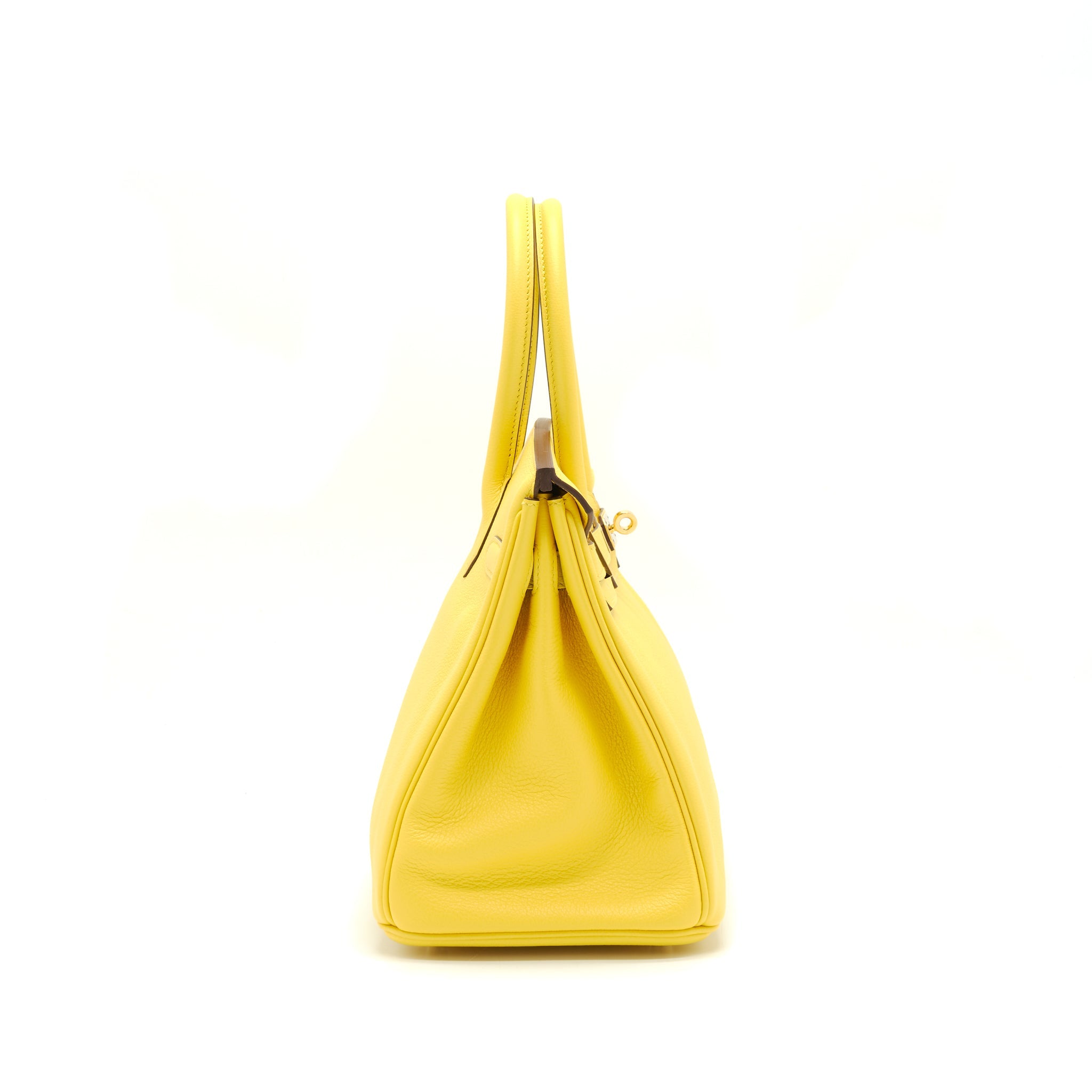 HERMES BIRKIN 30 TAURILLON NOVILLO LEATHER 9O JAUNE DE NAPLES GHW