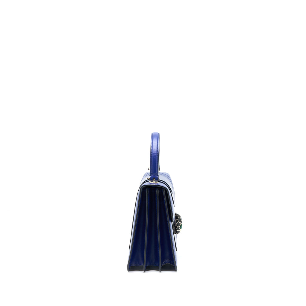 BVLGARI SERPENTI FOREVER CROSSBODY BAG BLUE