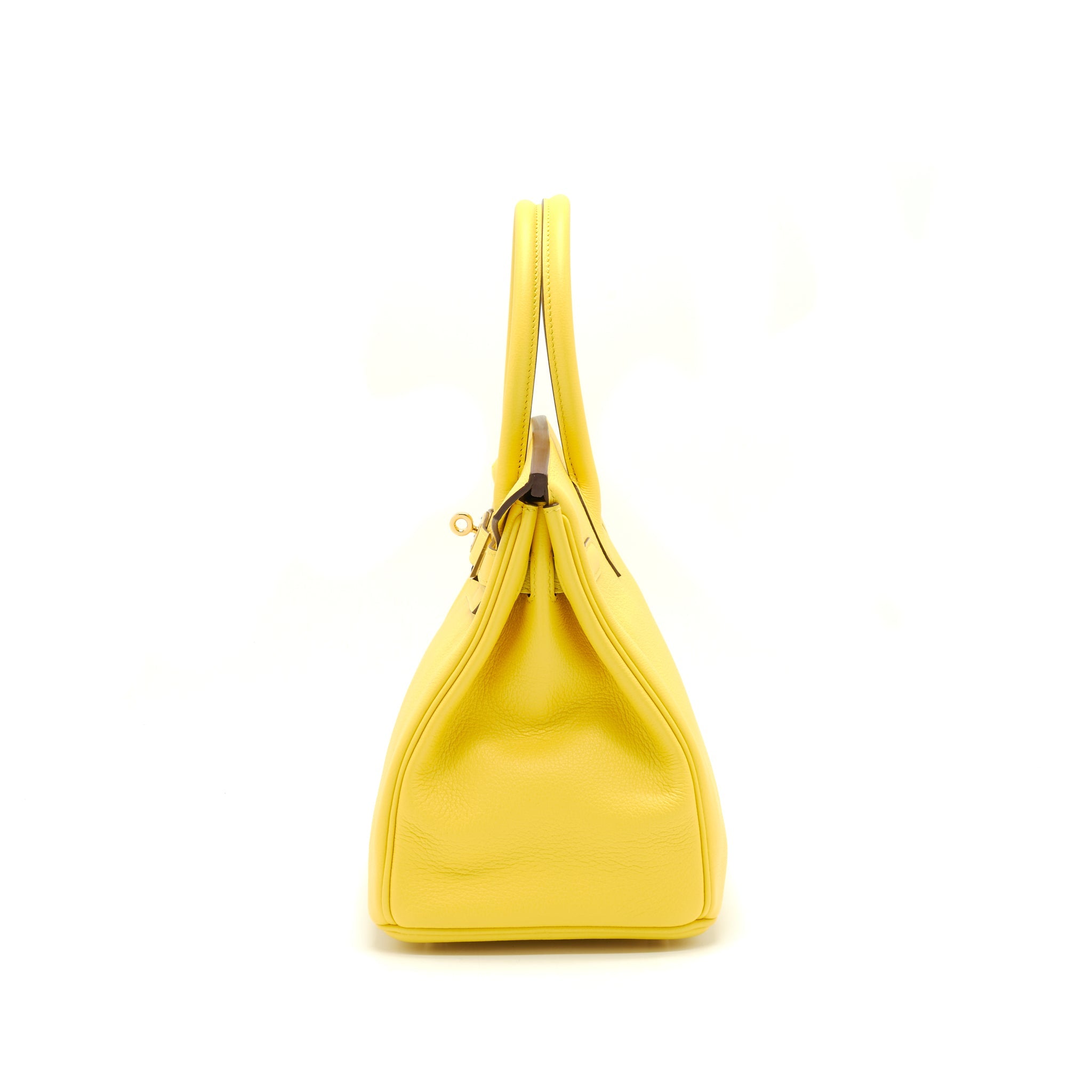 HERMES BIRKIN 30 TAURILLON NOVILLO LEATHER 9O JAUNE DE NAPLES GHW
