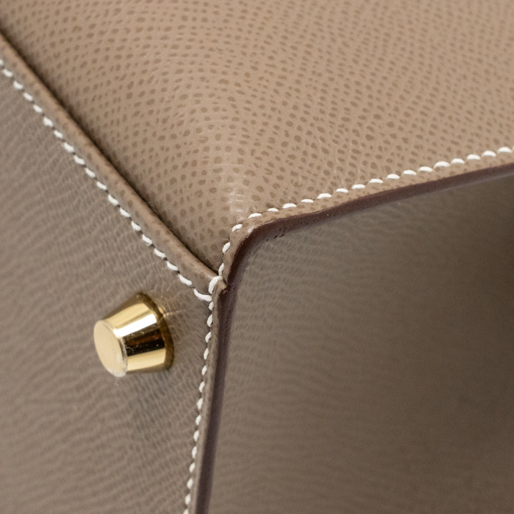 HERMES KELLY 28 EPSOM ETOUPE GHW