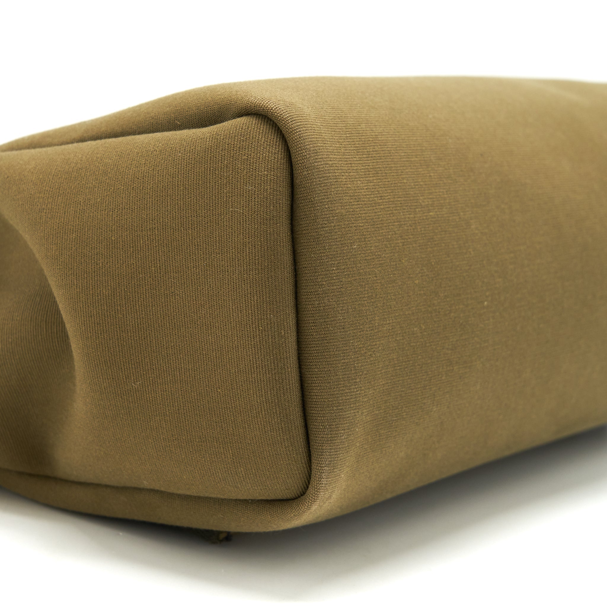 HERMES HERBAG 31 RETOURNE TOILE OFFICER VERT OLIVE/KHAKI SHW
