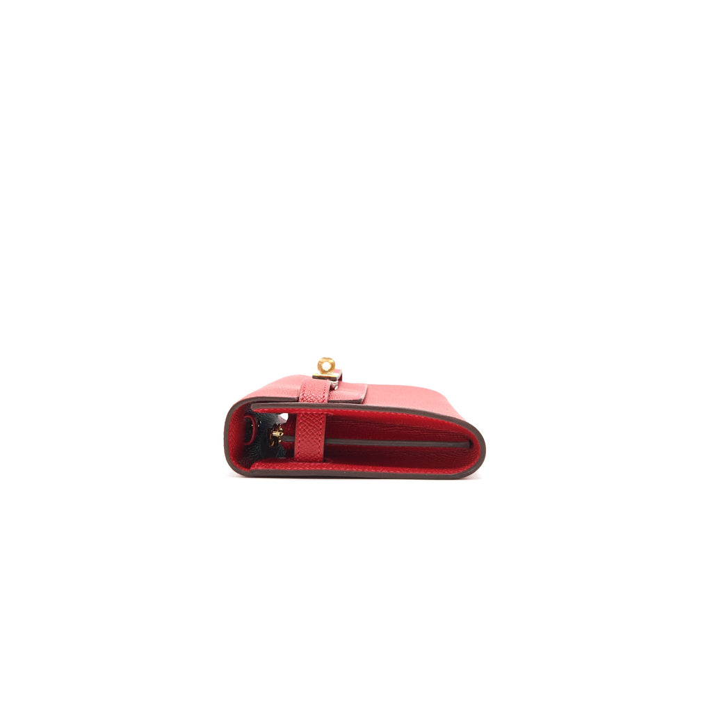 HERMES CLASSIC KELLY TO GO YEAU EPSOM Q5 ROUGE CASAQUE GHW
