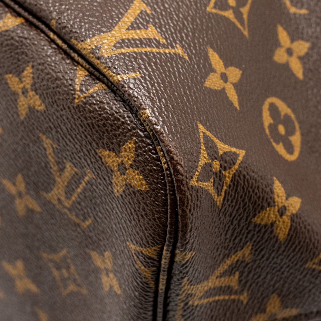 LOUIS VUITTON NEVERFULL MM MONOGRAM CANVAS GHW