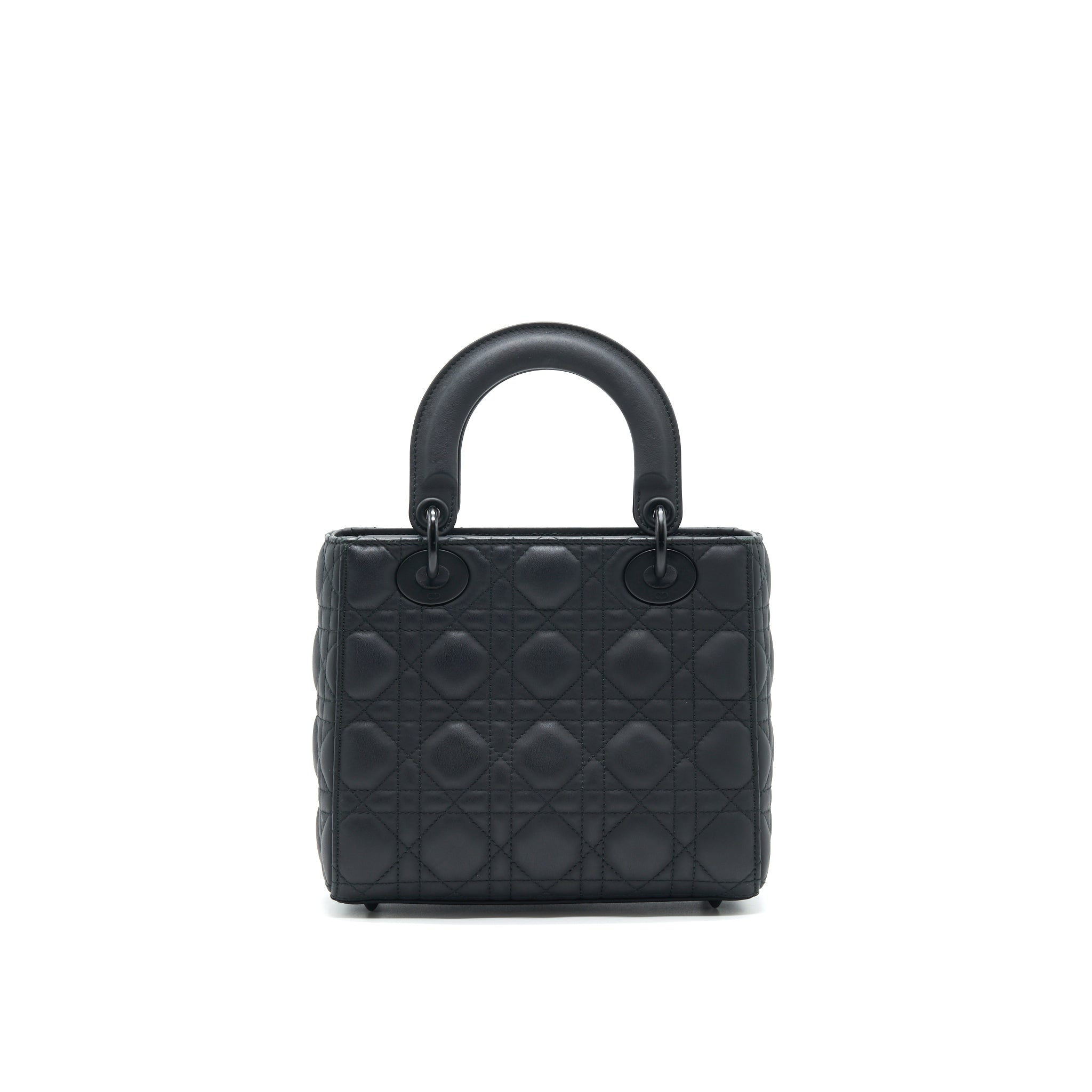 DIOR SMALL LADY DIOR SO BLACK TOTE BAG