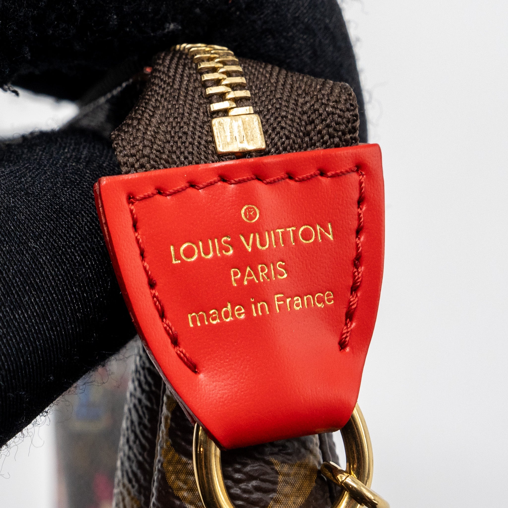 LOUIS VUITTON MINI POCHETTE ACCESSORIES 2020 CHRISTMAS MONOGRAM CANVAS GHW