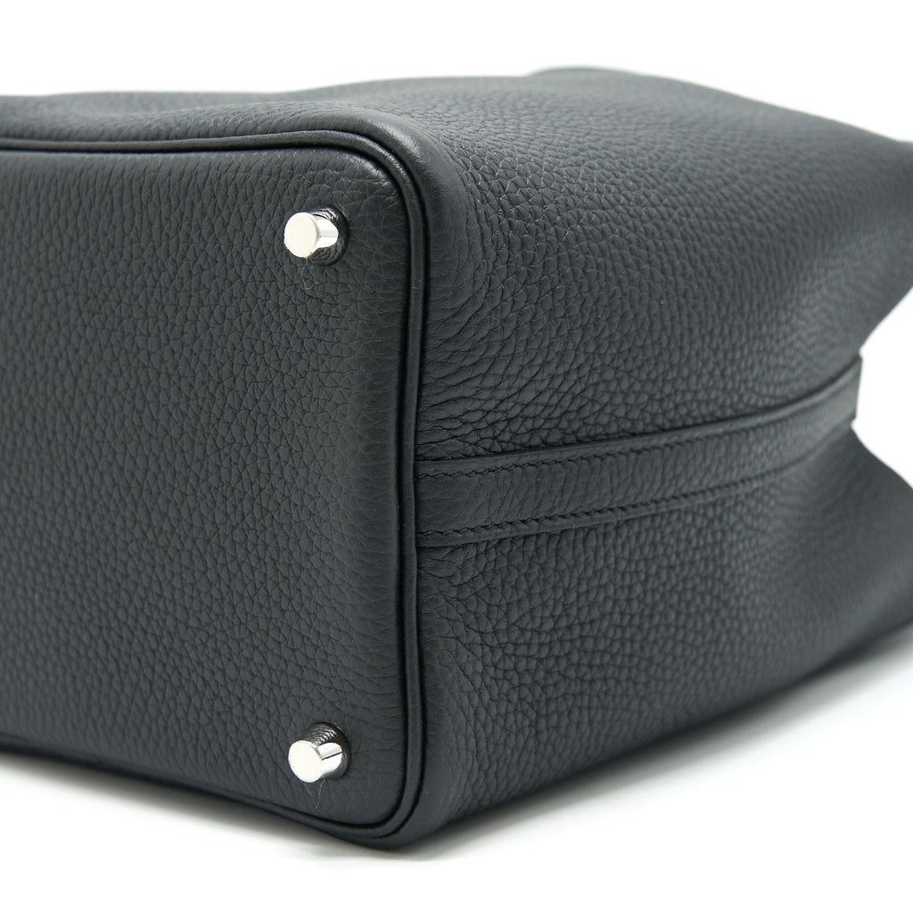 HERMES PICOTIN LOCK BAG 18 BLACK SHW