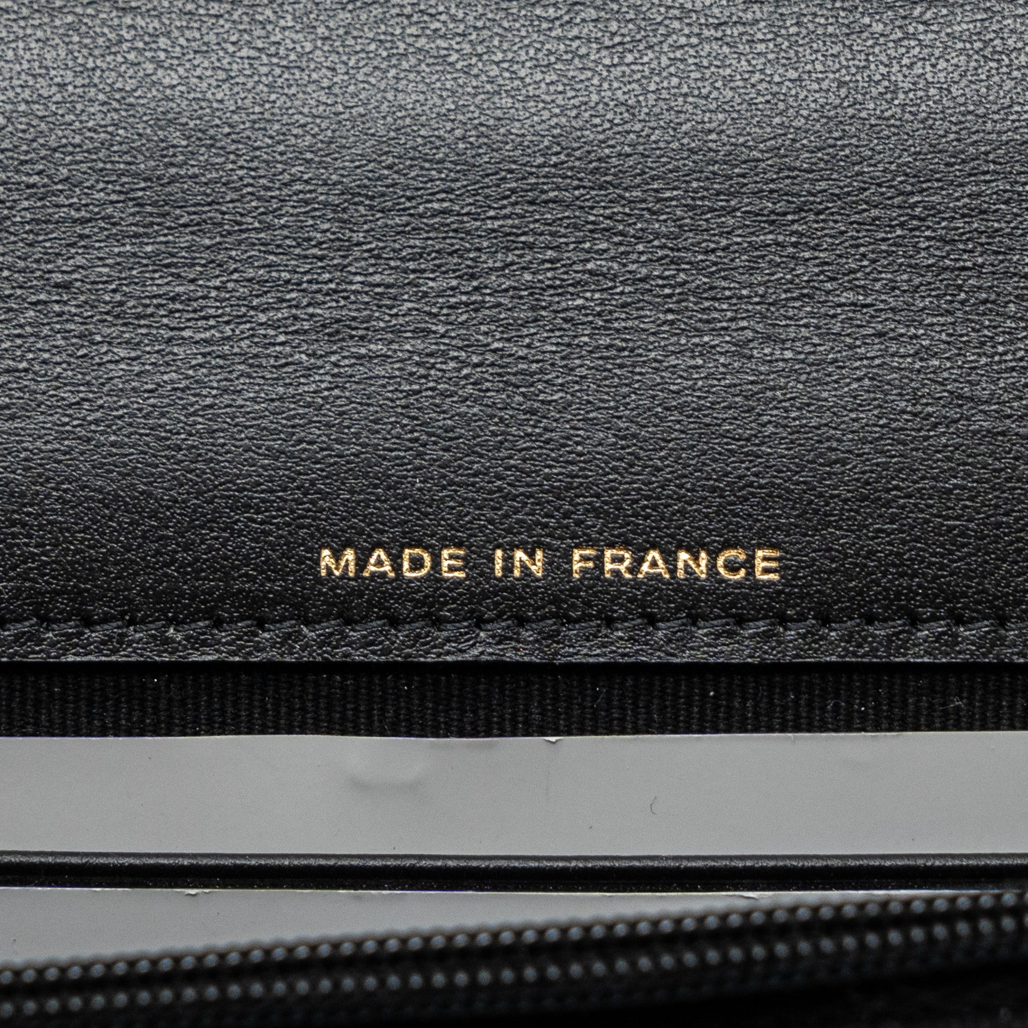 CHANEL 23S WALLET ON CHAIN WITH BAG CHARM CAVIAR BLACK GHW(MICROCHIP)