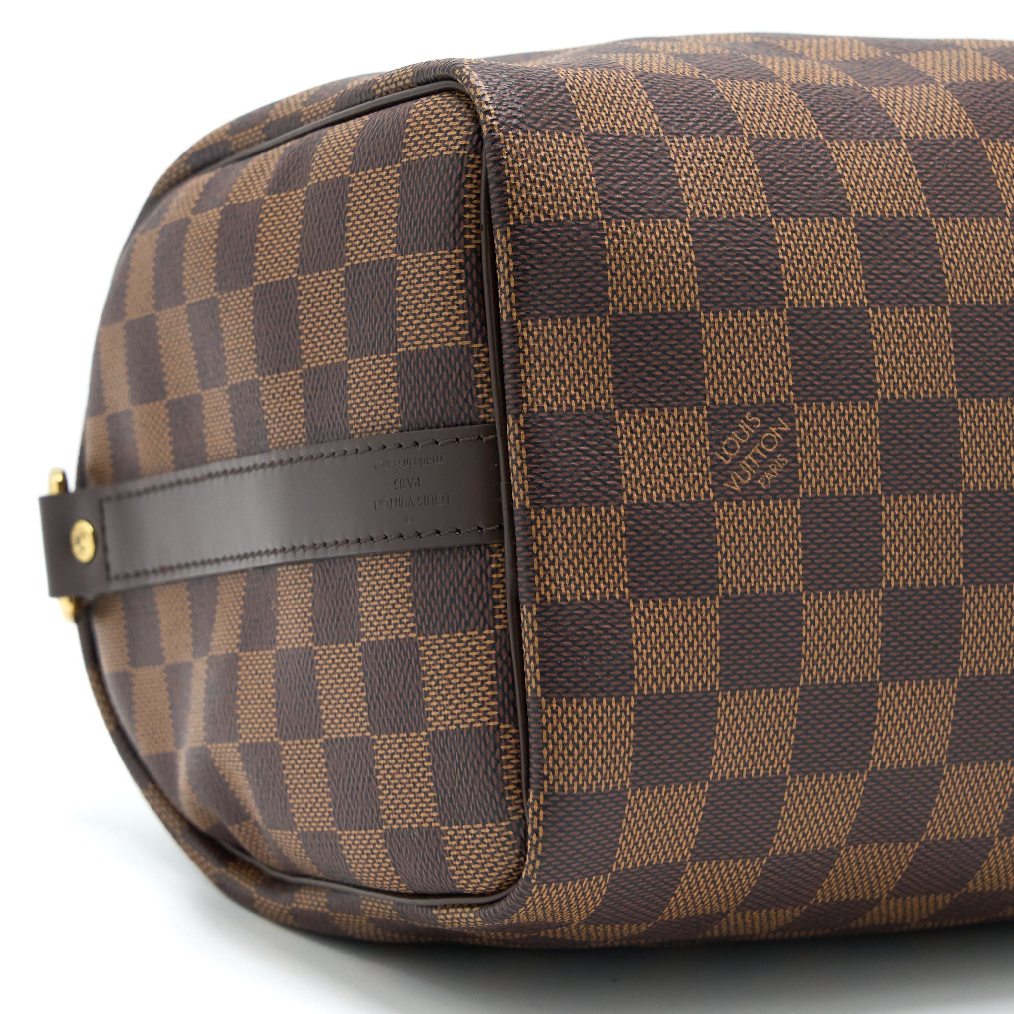 LOUIS VUITTON SPEEDY BANDOULIERE 25 DAMIER EBENE CANVAS GHW