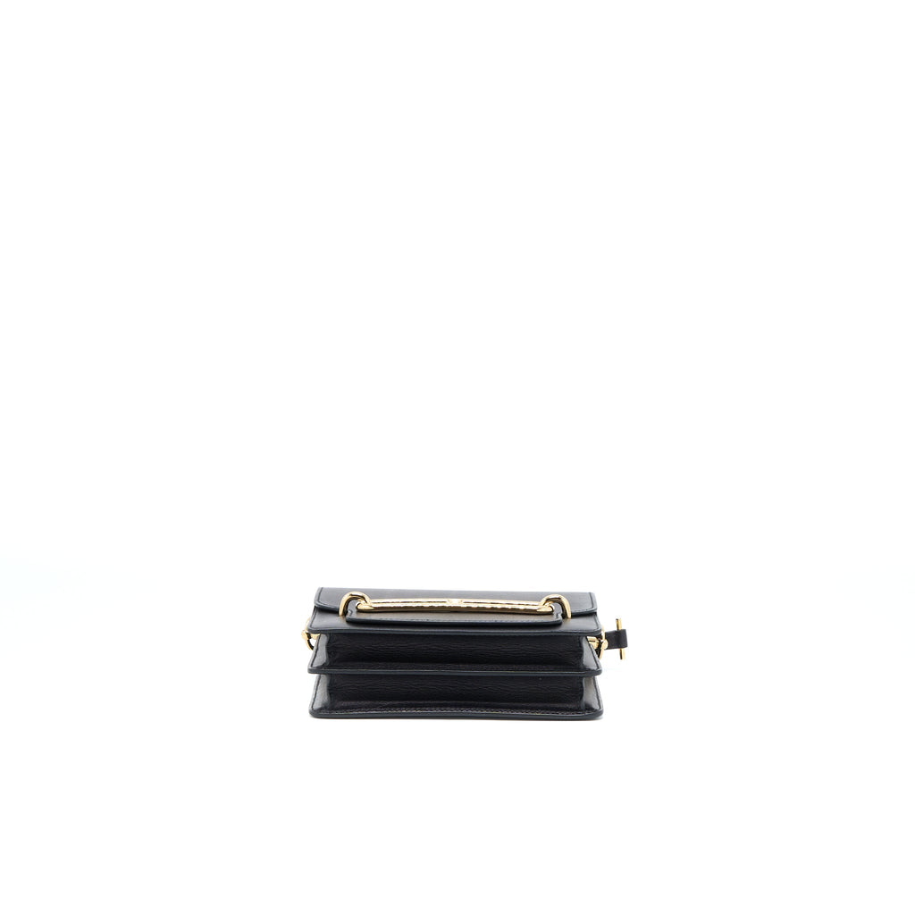 HERMES MINI ROULIS EVERGRAIN BLACK GHW