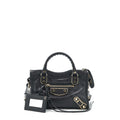 BALENCIAGA MINI CITY BAG BLACK GHW