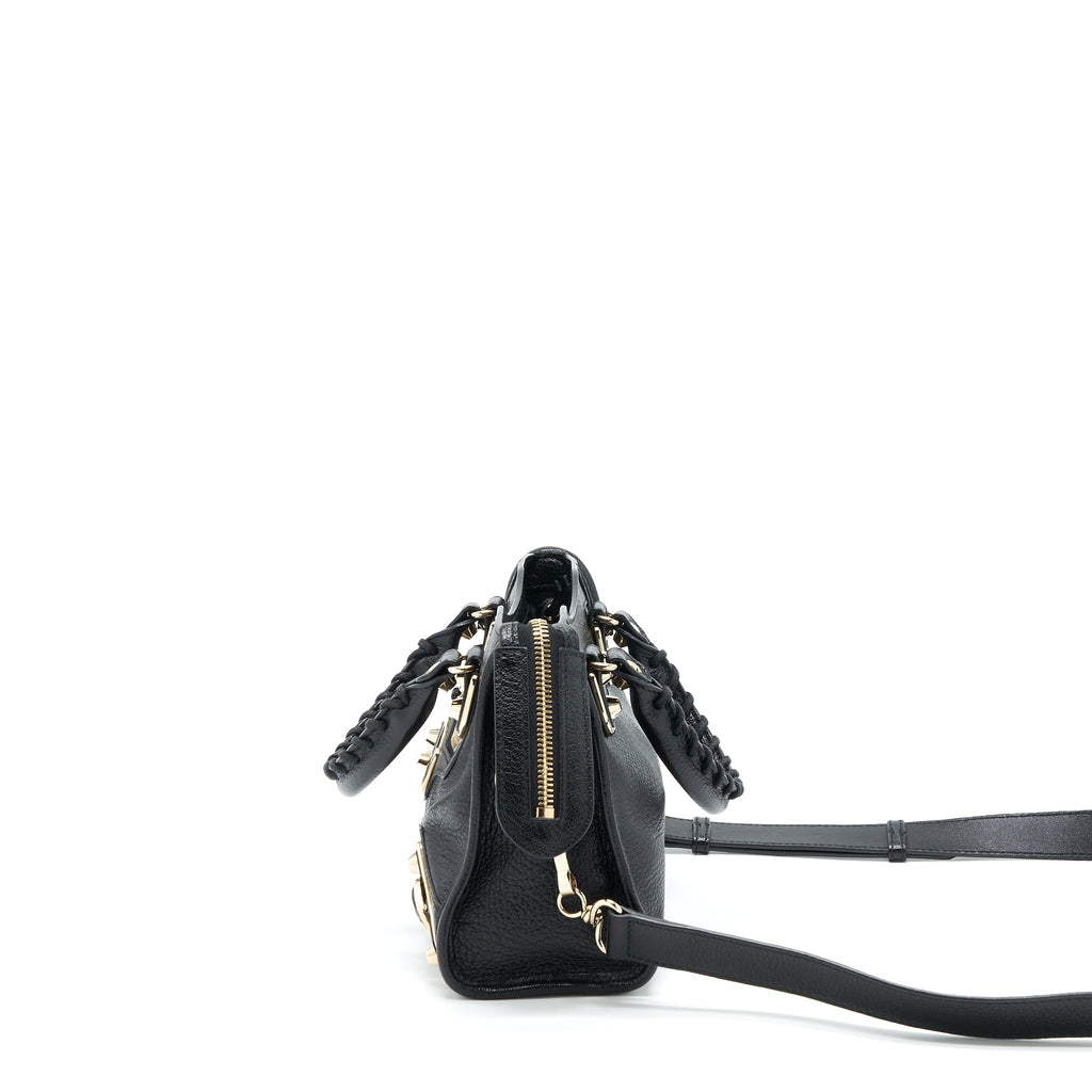 BALENCIAGA MINI CITY BAG BLACK GHW