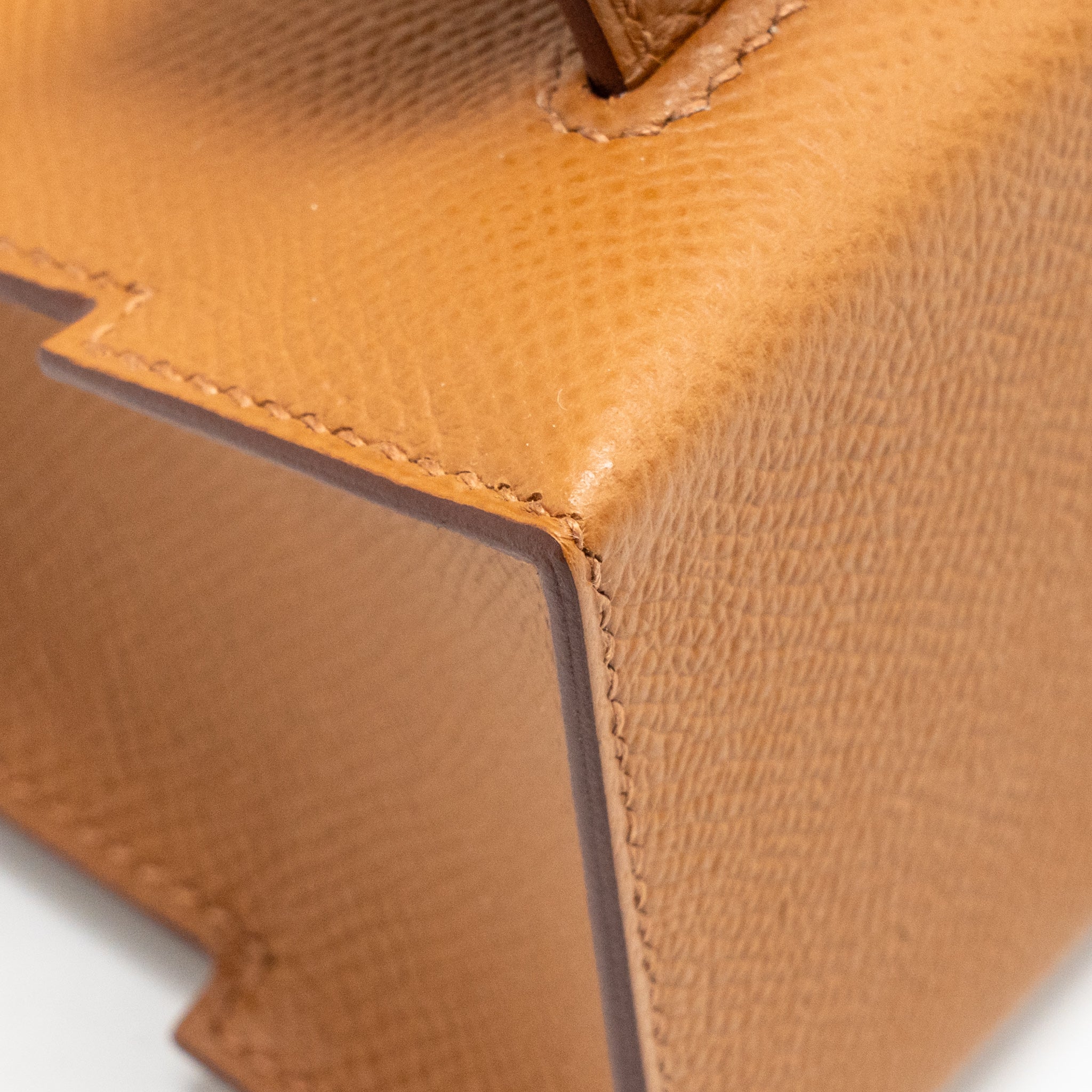 HERMES KELLYDOLE / KELLY DOLE PICTO EPSOM GOLD / ZANZIBAR /  ORANGE FIELD / MILTON SHW