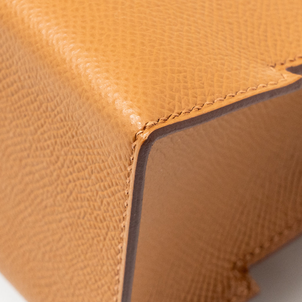HERMES KELLYDOLE / KELLY DOLE PICTO EPSOM GOLD / ZANZIBAR /  ORANGE FIELD / MILTON SHW