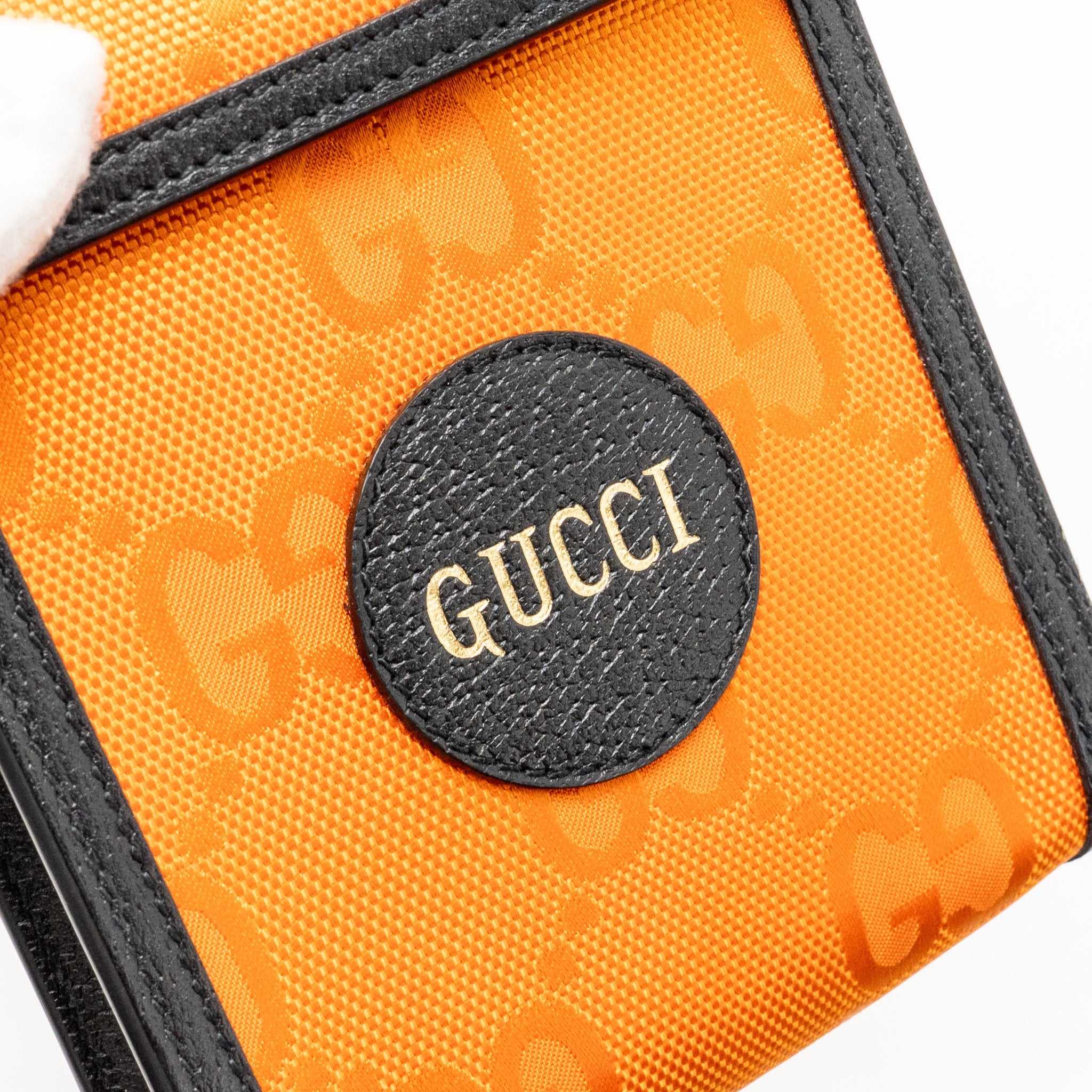 GUCCI OFF THE GRID MINI CROSSBODY BAG NYLON ORANGE SHW