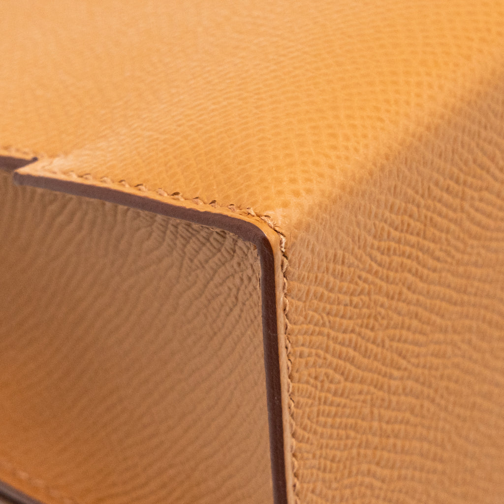 HERMES KELLYDOLE / KELLY DOLE PICTO EPSOM GOLD / ZANZIBAR /  ORANGE FIELD / MILTON SHW
