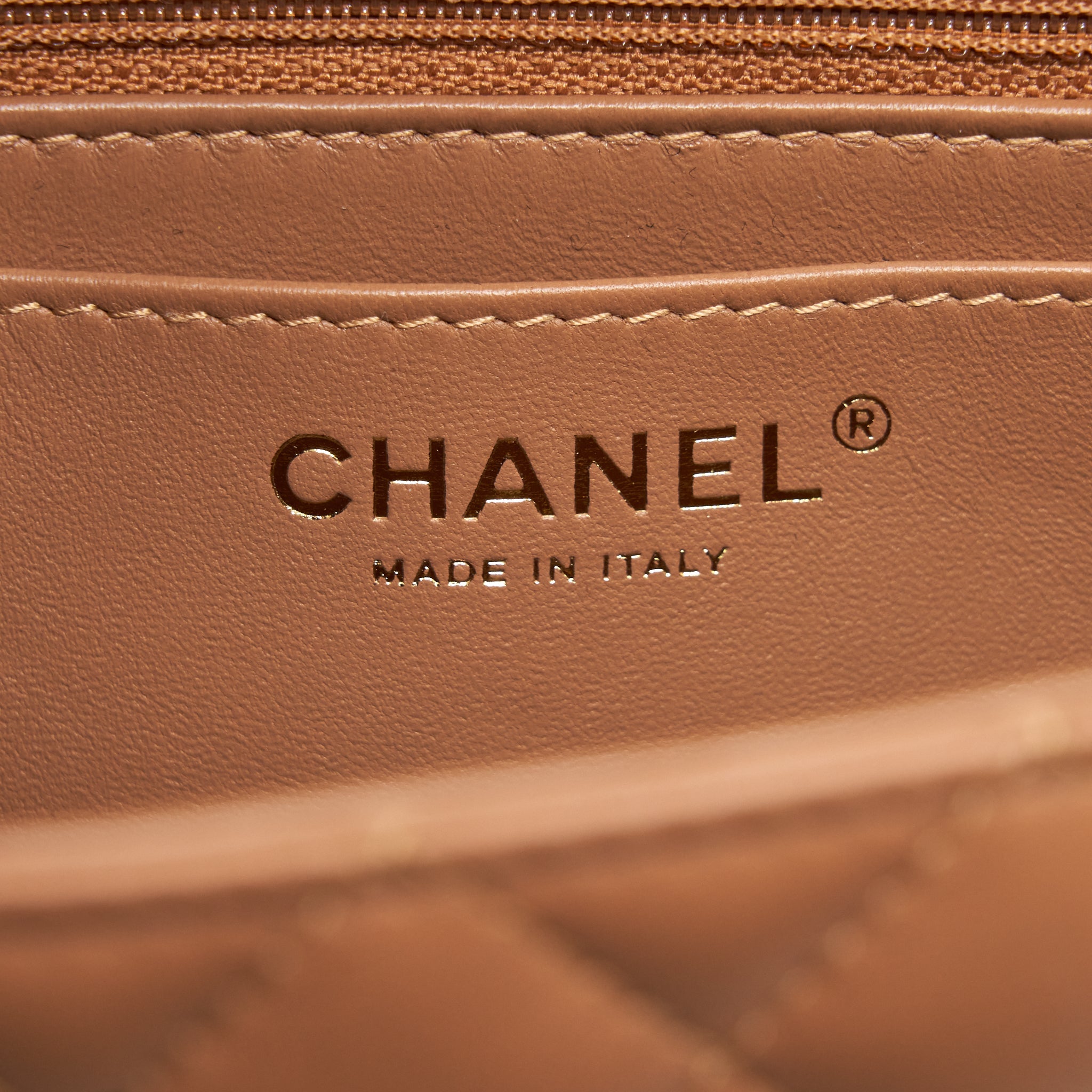 CHANEL 22S MINI RECTANGULAR BAG LAMBSKIN CARAMEL LGHW