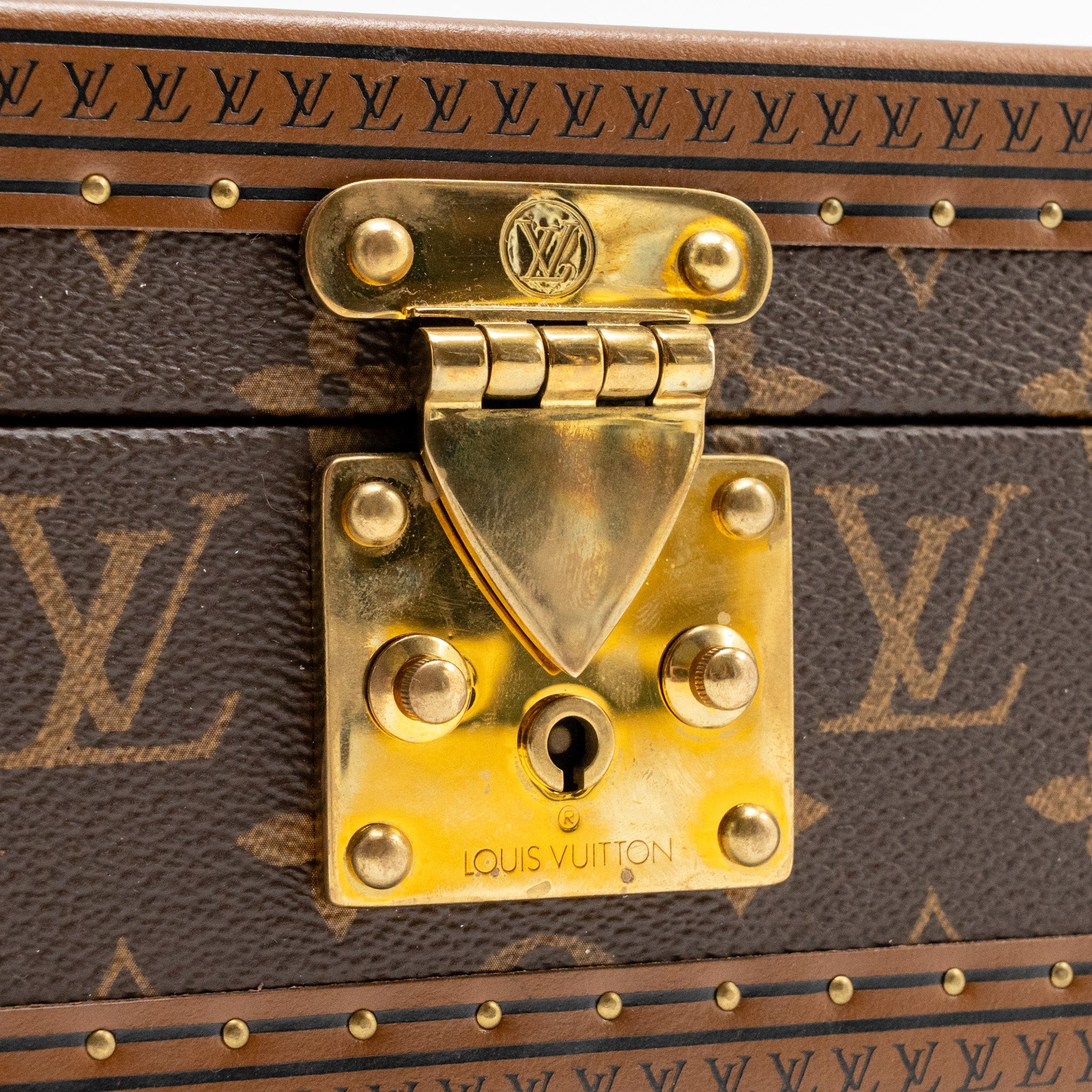 LOUIS VUITTON COFFRET 8 MONTRES MONOGRAM CANVAS / ROUGE FUSION GHW