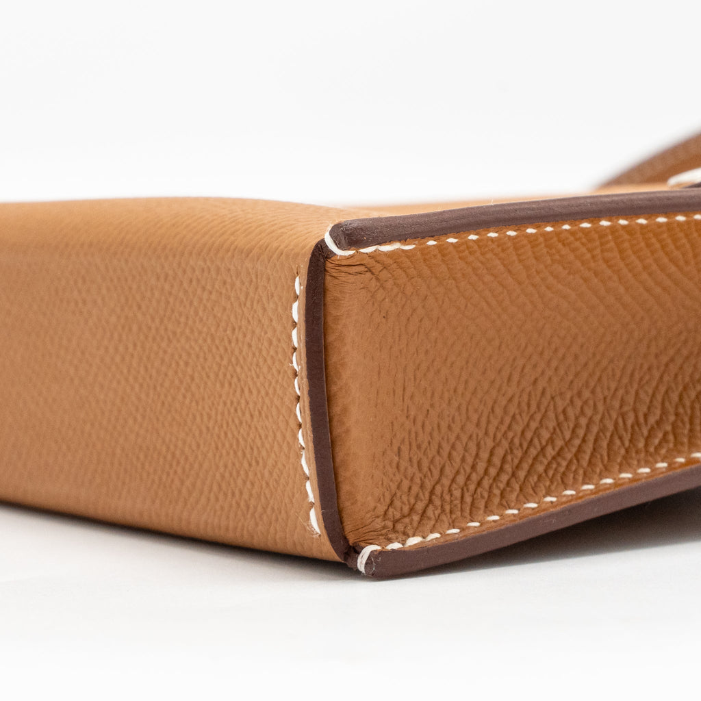 HERMES PORTEFEUILLE-SAC HERMESNAP EPSOM GOLD SHW