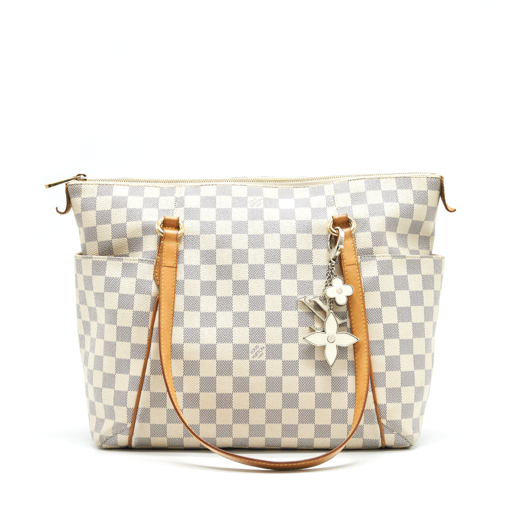 LOUIS VUITTON DAMIER AZUR TOTALLY MM SHOULDER BAG
